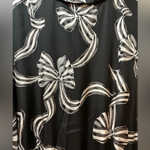 Kate Spade Bow-tiful Silk-blend Twill Shirtdress - Picture 6 of 7